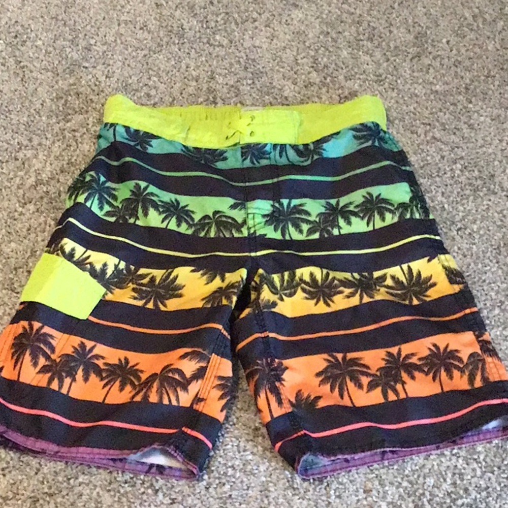 Arizona Tropical Palm Tree boys swimming Shorts